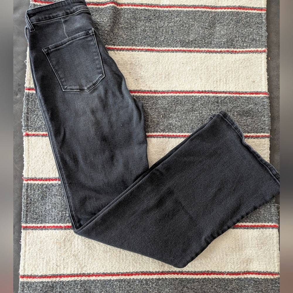Kancan Dark Charcoal trouser style Jeans